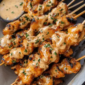 Can't resist the bold flavors of Bang Bang Chicken Skewers! These juicy, marinated chicken pieces are grilled to perfection and tossed in a creamy, spicy sauce that adds the perfect kick. Ideal for barbecues or quick dinners, they’re a crowd-pleaser! Save this easy recipe to wow your guests at your next gathering!
