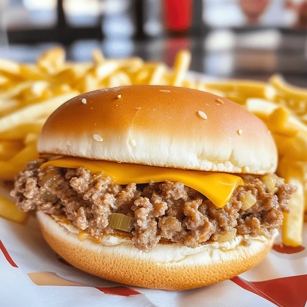 Get ready for a fun twist on a classic! These Big Mac Sloppy Joes combine all the iconic flavors of the beloved Big Mac in a hearty, messy sandwich. Juicy ground beef, tangy special sauce, crisp lettuce, cheddar cheese, and pickles come together for a flavor-packed meal that's perfect for family dinner or game night. Save this recipe for an easy weeknight treat that everyone will love!