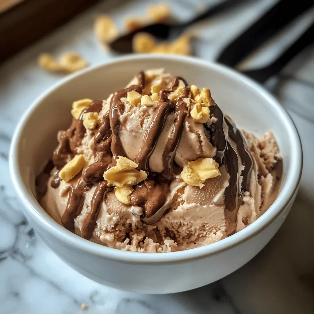 Healthy Cottage Cheese Peanut Butter Ice Cream Recipe