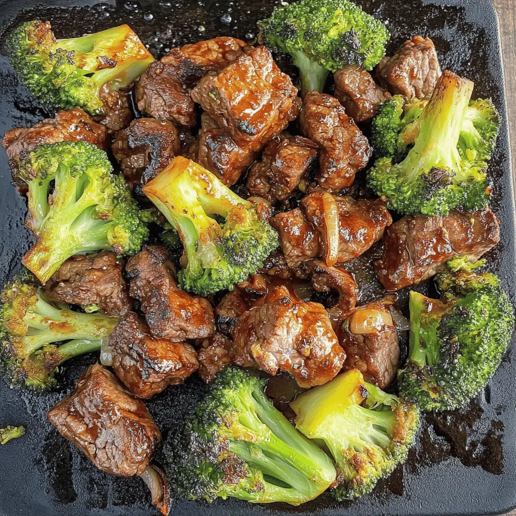 Get ready for a quick and tasty meal with this Easy Beef and Broccoli recipe on the Blackstone griddle! Featuring tender beef, crisp broccoli, and a flavorful soy sauce glaze, this dish is perfect for busy weeknights or a weekend family gathering. Save this pin for a delicious dinner that everyone will love and make it your go-to for great flavor in just minutes!