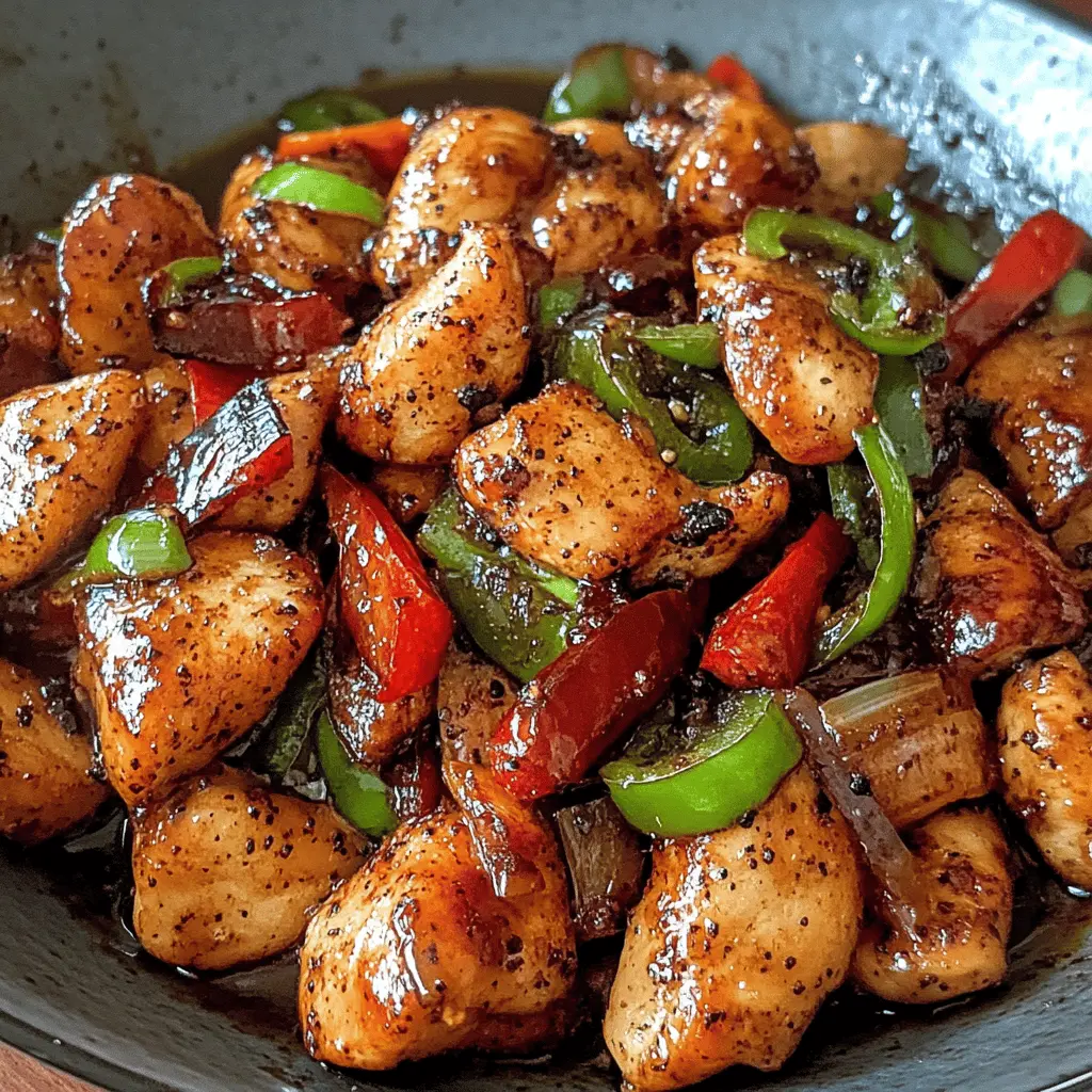 This Easy Black Pepper Chicken is perfect for busy weeknights! Flavor-packed and made with simple ingredients, it features tender chicken pieces coated in a peppery sauce that brings out the best in every bite. Ideal for quick dinners or meal prep, save this recipe for a delicious and satisfying meal anytime!