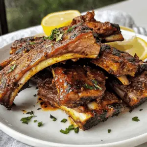 These Easy Greek Ribs are packed with flavor and perfect for any gathering! With a rich marinade of olive oil, lemon, garlic, and herbs, these tender ribs are baked to perfection and then finished on the grill for that charred taste. Save this recipe for your next barbecue or family dinner and impress your guests with a delightful dish that everyone will love!