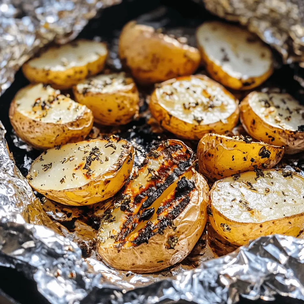 Looking for a simple and tasty side dish? Try these Garlic Herb Grilled Potatoes in Foil! Easy to make with just a few ingredients, these potatoes are perfectly seasoned and cook to tender perfection on the grill. Save this recipe for your next barbecue or picnic! Perfect for summer gatherings or cozy family dinners.