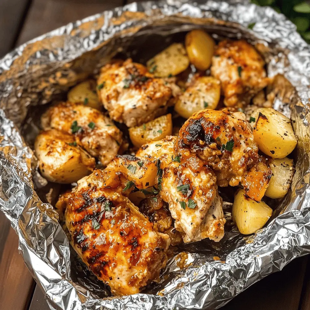 Looking for a delicious and easy dinner idea? These Grilled Crack Chicken Foil Packets are packed with flavor, featuring tender chicken, creamy ranch, and melted cheese. Perfect for a quick weeknight meal or camping trip, just toss them on the grill and enjoy! Save this recipe for your next cookout or family gathering!