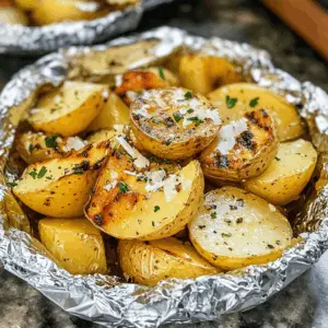 Say goodbye to boring side dishes with these delicious Grilled Potatoes in Foil! Perfectly seasoned with herbs and spices, these potato packets are easy to prepare and add a burst of flavor to your summer cookouts. Whether you’re camping or just firing up the grill at home, save this simple recipe for your next family gathering or barbecue!