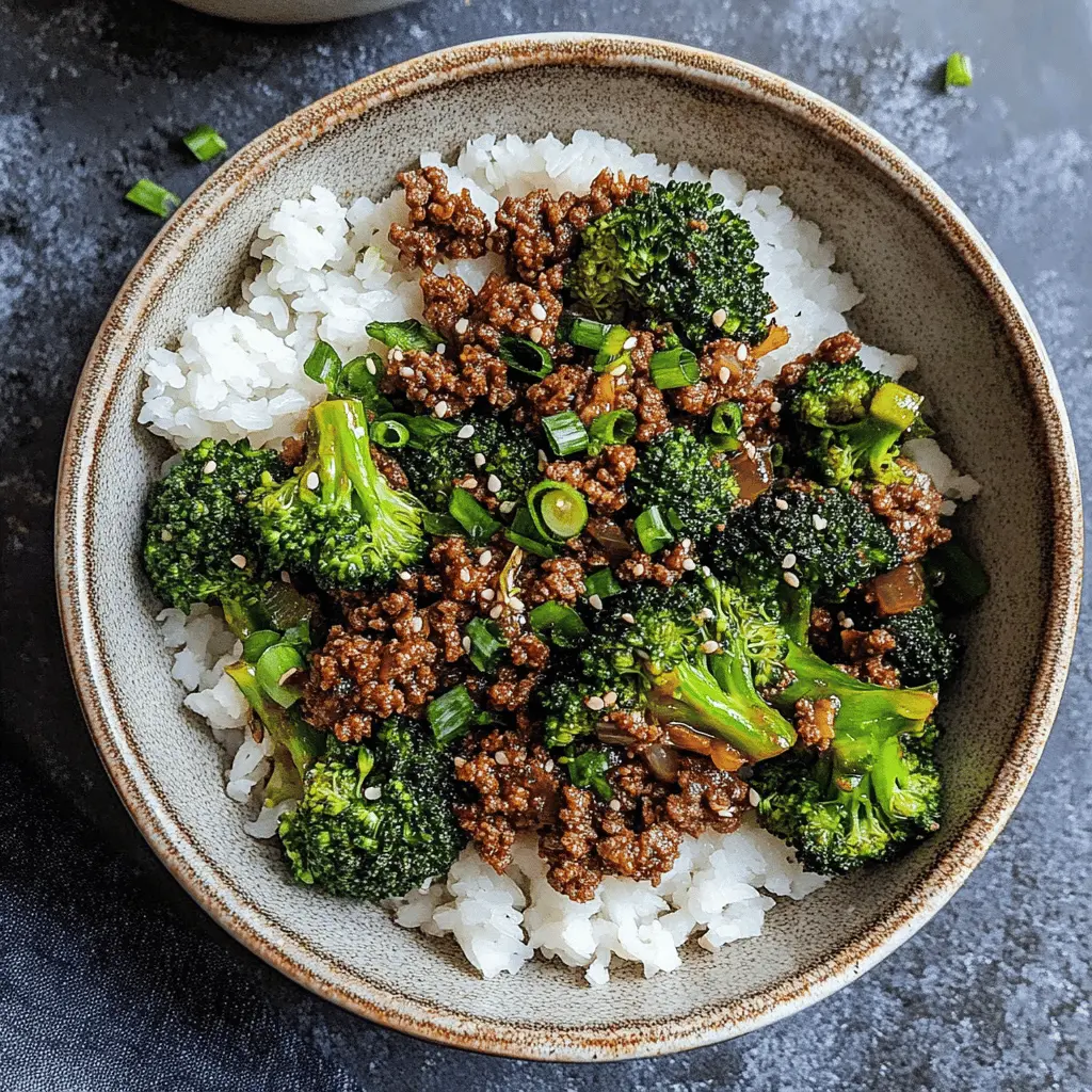 Get ready for a quick and tasty dinner with this Ground Beef and Broccoli recipe! Packed with protein and nutrients, it's the perfect balance of flavors. This one-pan meal is not only simple to make but also a crowd-pleaser for weeknight dinners or meal prep. Save this pin to whip up a delicious dinner that's healthy and satisfying!