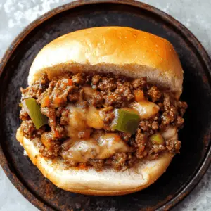 Get ready for a delicious twist on two classic favorites! These Philly Cheesesteak Sloppy Joes combine the rich, savory flavors of steak, sautéed peppers, and gooey cheese, all piled high on soft buns. Perfect for a weeknight dinner or casual gatherings, this recipe is sure to please everyone at the table. Save it now for your next meal plan!