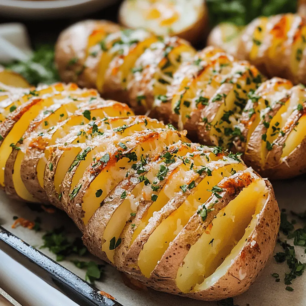 Crispy on the outside and fluffy on the inside, these sliced baked potatoes are the perfect side dish! Easy to make and customizable with your favorite herbs and seasonings, they bring comfort to any dinner. Save this recipe for family gatherings or cozy nights in; everyone will love the delicious flavors!