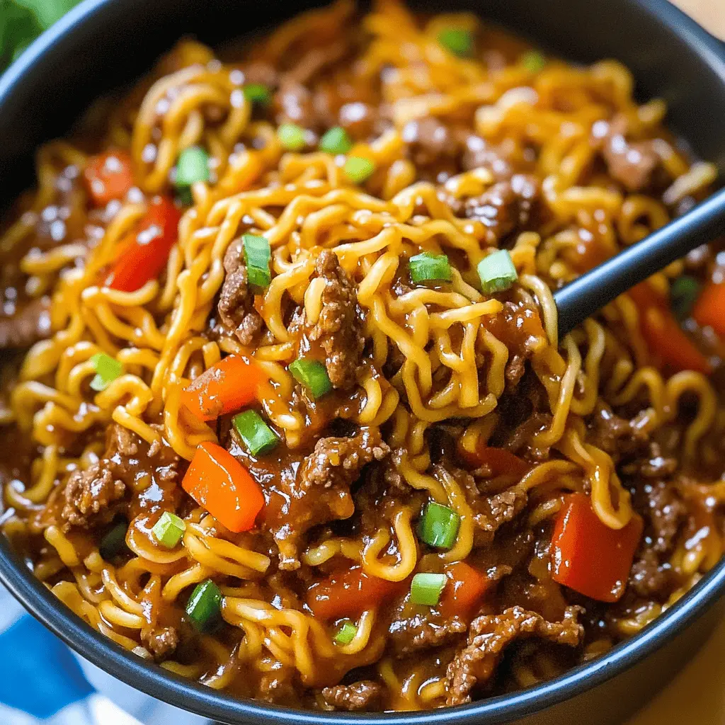 Craving a quick and comforting meal? Try this Slow Cooker Beef Ramen Noodles recipe, packed with tender beef, rich broth, and flavorful spices! Perfect for busy weeknights or a cozy weekend dinner. Don’t forget to save this delicious recipe for a warm bowl of goodness whenever you need it!