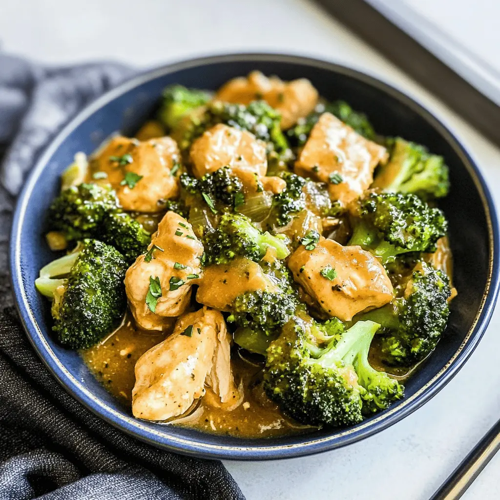 Warm up your dinner routine with this delicious Slow Cooker Chicken and Broccoli! Packed with tender chicken and vibrant broccoli, this easy recipe is perfect for busy weeknights. The mouth-watering garlic and soy sauce blend brings everything together. Save this pin for a tasty, hassle-free meal that the whole family will love!