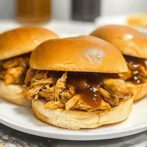These Slow Cooker Hot Honey Chicken Sandwiches are a game changer! Tender chicken is slow-cooked to perfection with a spicy-sweet honey sauce that everyone will love. Perfect for busy weeknights or game day parties, these sandwiches are sure to impress. Save this recipe now and get ready to enjoy a flavorful meal any time!