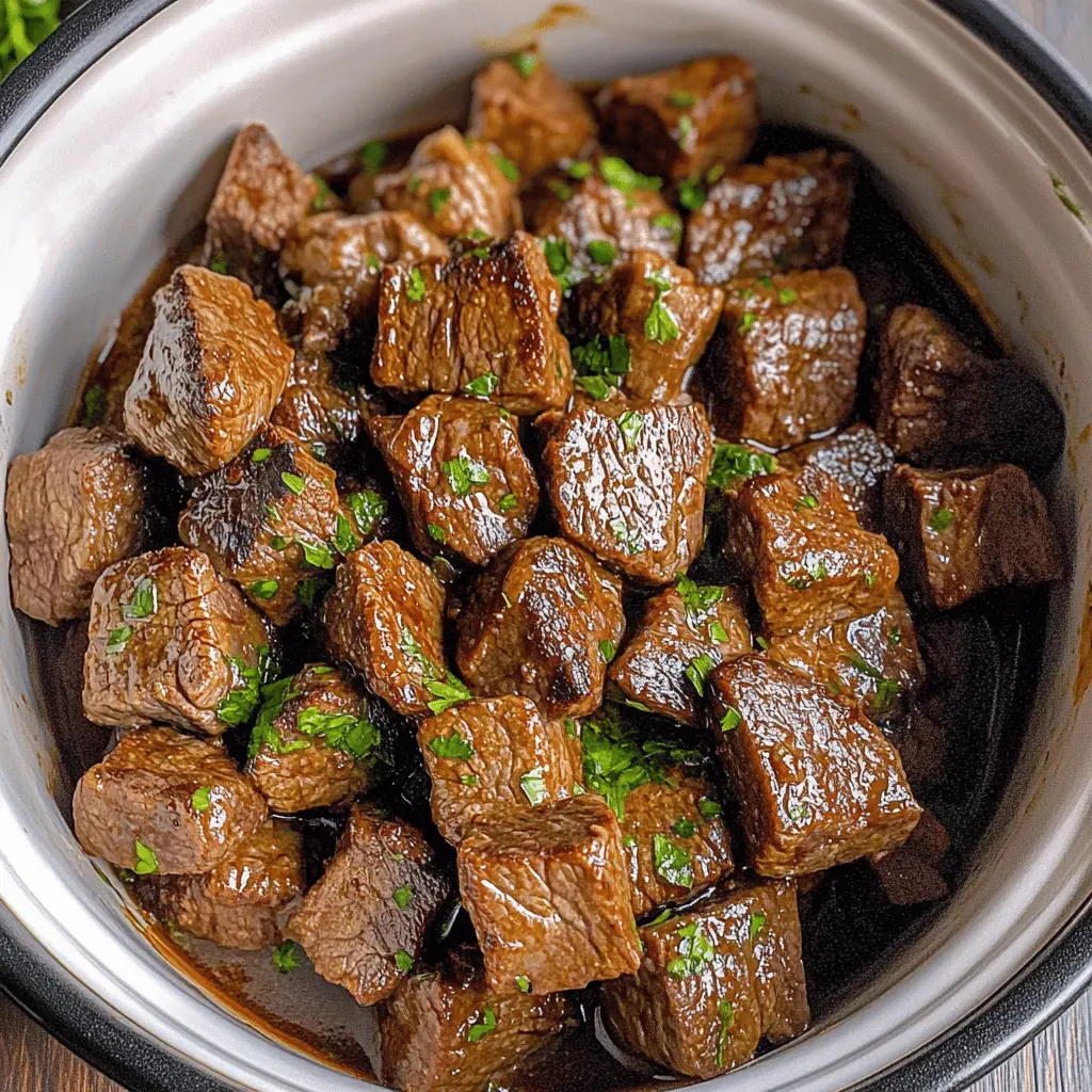 Tender and flavorful Slow Cooker Steak Bites are the perfect weeknight dinner solution! Juicy cuts of steak slow-cooked with savory seasonings make each bite melt in your mouth. Ideal for family meals, game nights, or meal prep. Don’t forget to save this delicious recipe for a hearty and satisfying meal any day of the week!