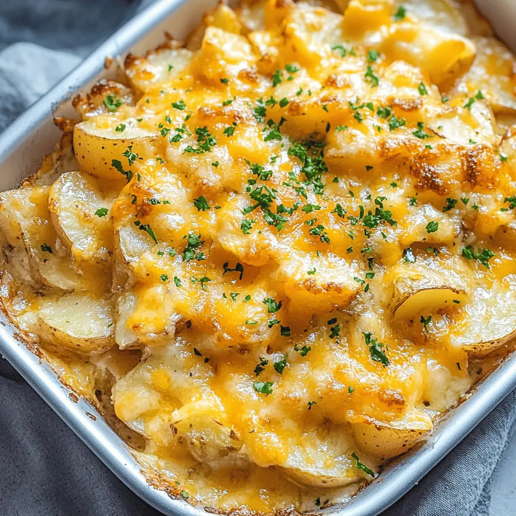 Elevate your potluck with these Smoked Cheesy Potatoes! Creamy, cheesy goodness meets a smoky flavor, making them a total crowd-pleaser. Perfect for BBQs or family gatherings. Save this recipe for an unforgettable side dish that everyone will love!