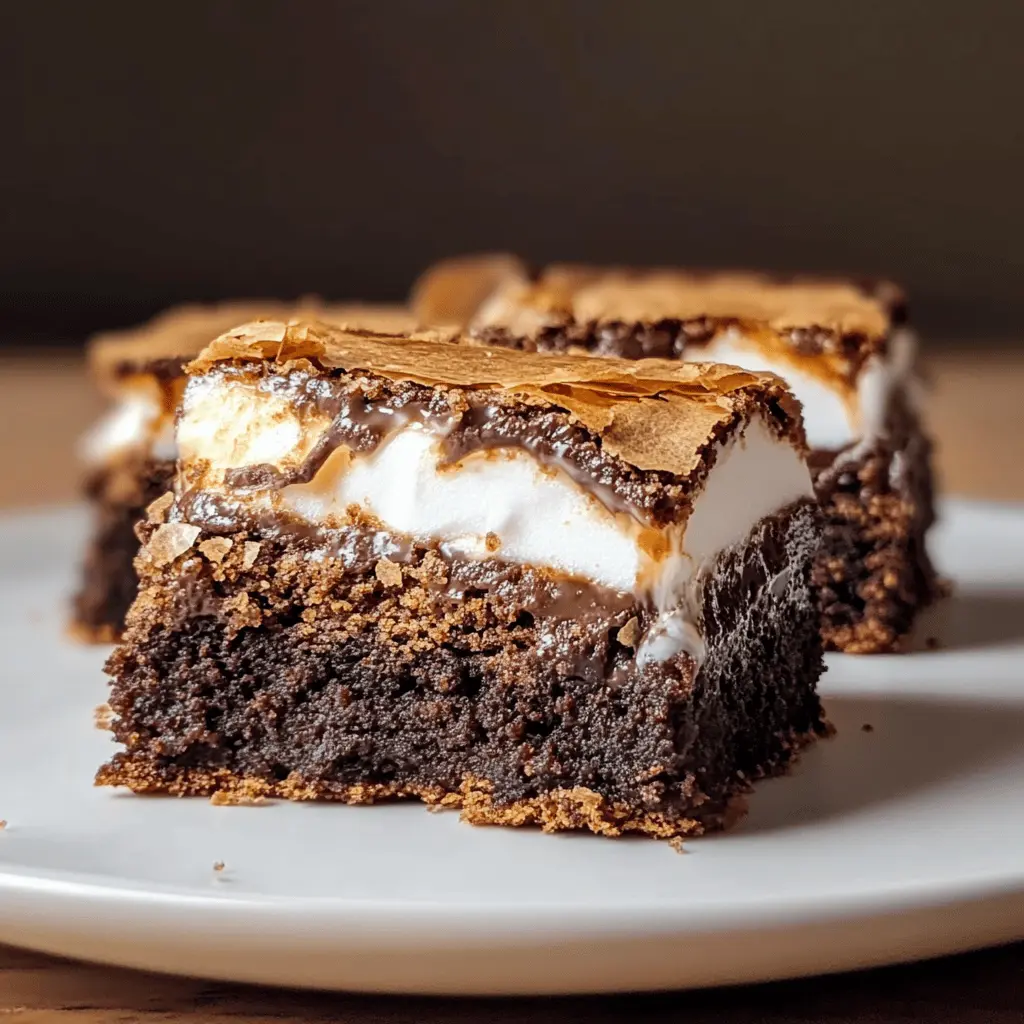 Get ready for an unforgettable treat! These S'mores Brownies combine rich, fudgy chocolate with gooey vanilla bean marshmallow for a delightful twist on a classic dessert. Perfect for summer gatherings or cozy nights in, this recipe will have everyone asking for more. Save this indulgent recipe to impress your family and friends at your next bake-off!