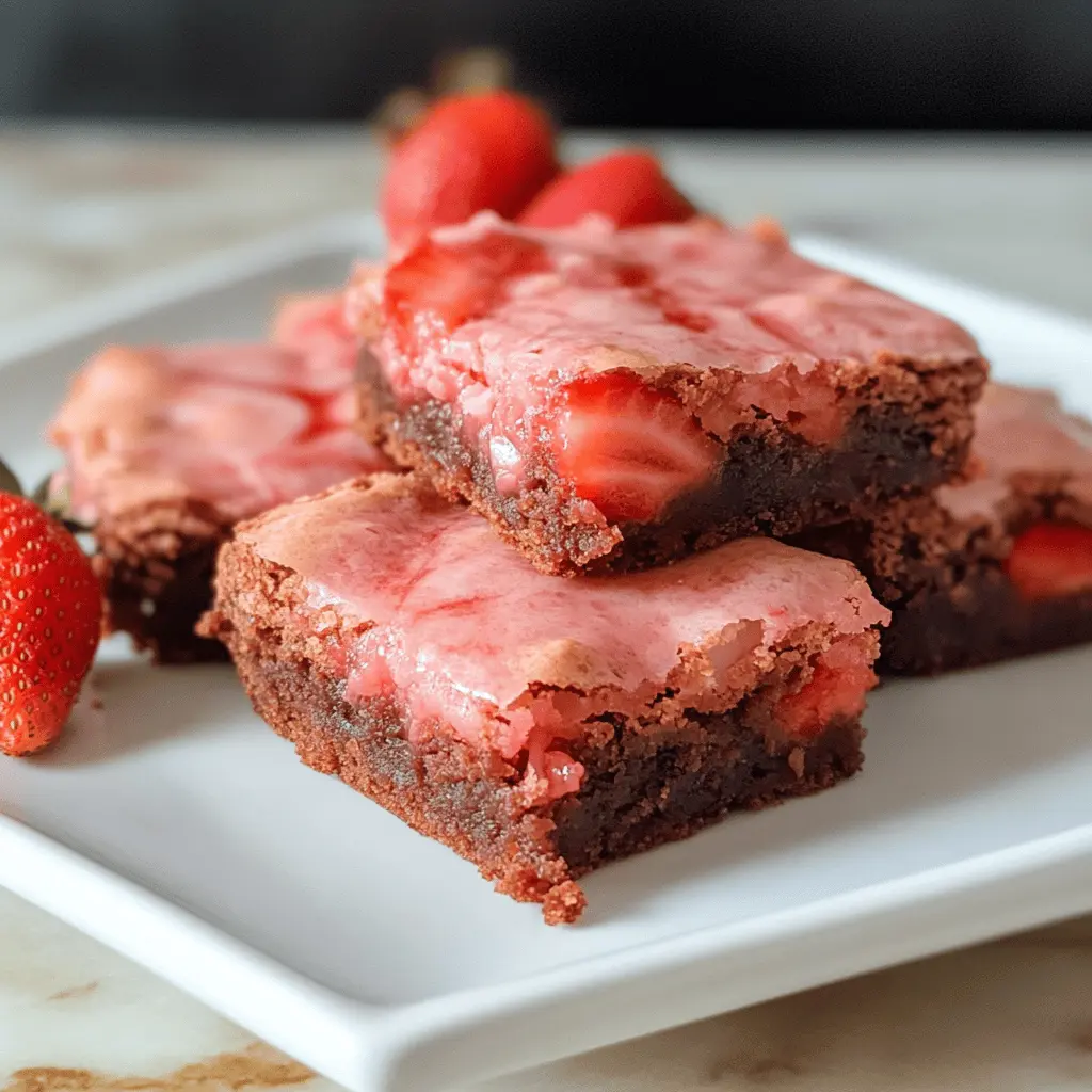 Get ready to enjoy a delightful twist on classic brownies with these rich and fudgy Strawberry Brownies! Packed with fresh strawberries and a touch of chocolate, this recipe is perfect for summer picnics or family gatherings. Don't forget to save this sweet treat for a fun baking day! Your loved ones will thank you!