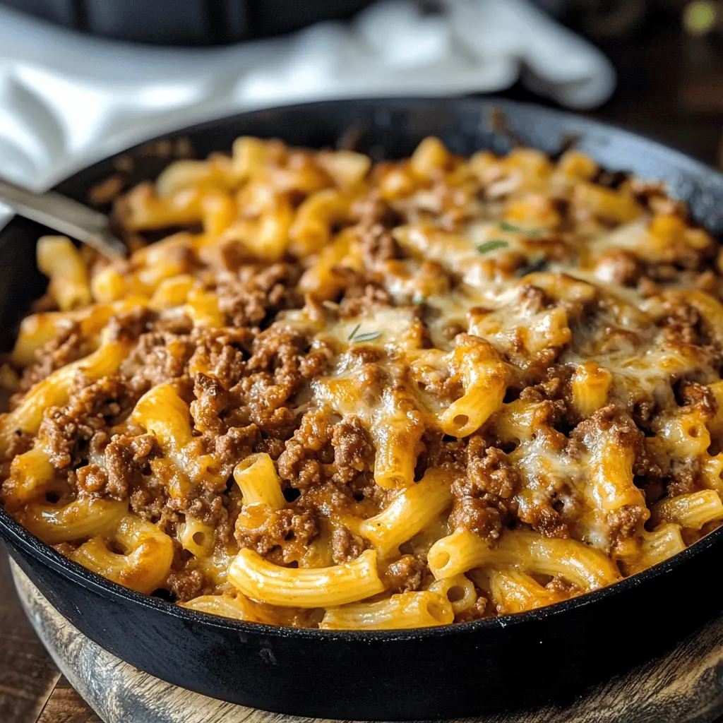 This homemade Beefaroni recipe is a delightful twist on a classic favorite! Featuring tender pasta and savory ground beef combined in a rich tomato sauce, it’s sure to please the whole family. Perfect for weeknight dinners or cozy gatherings, this dish is simple to make and packed with flavor. Save this recipe for a comforting meal any time!