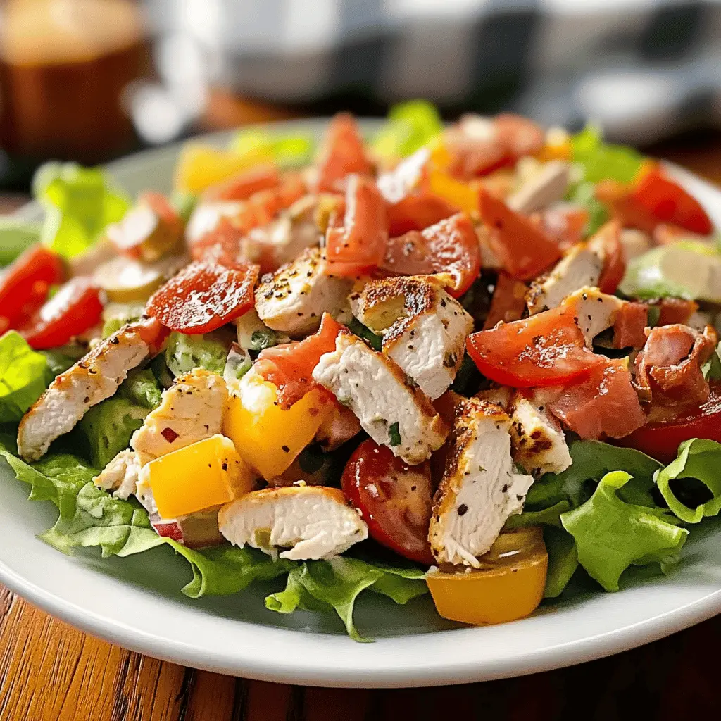 Easy BLT Chicken Salad Recipe for Summer