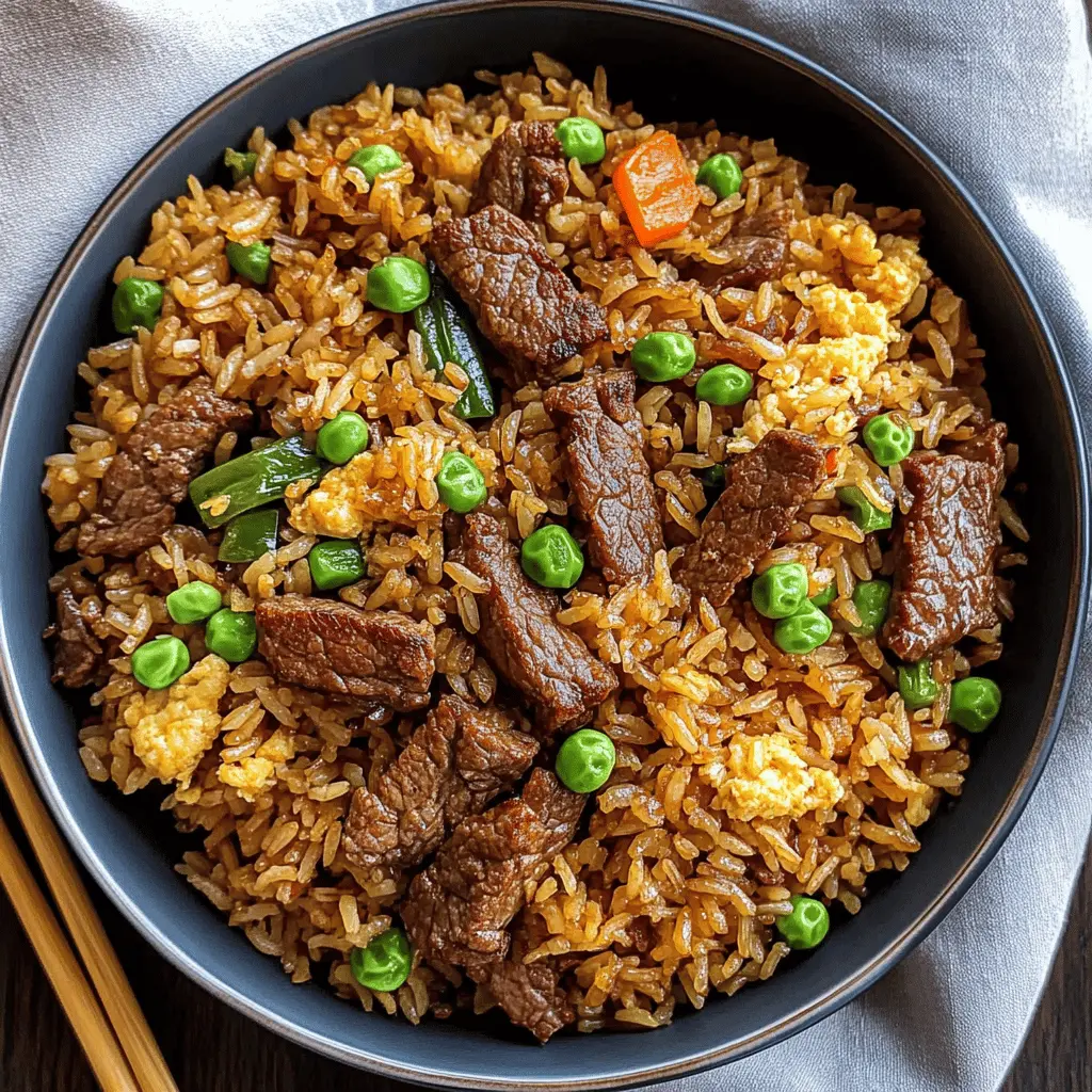 Easy Beef Fried Rice Recipe for Busy Weeknights