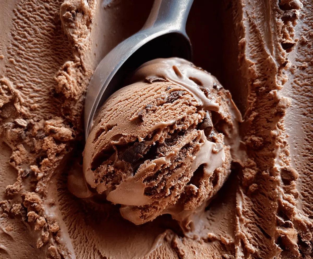 Easy Brownie Fudge Swirl Ice Cream Recipe