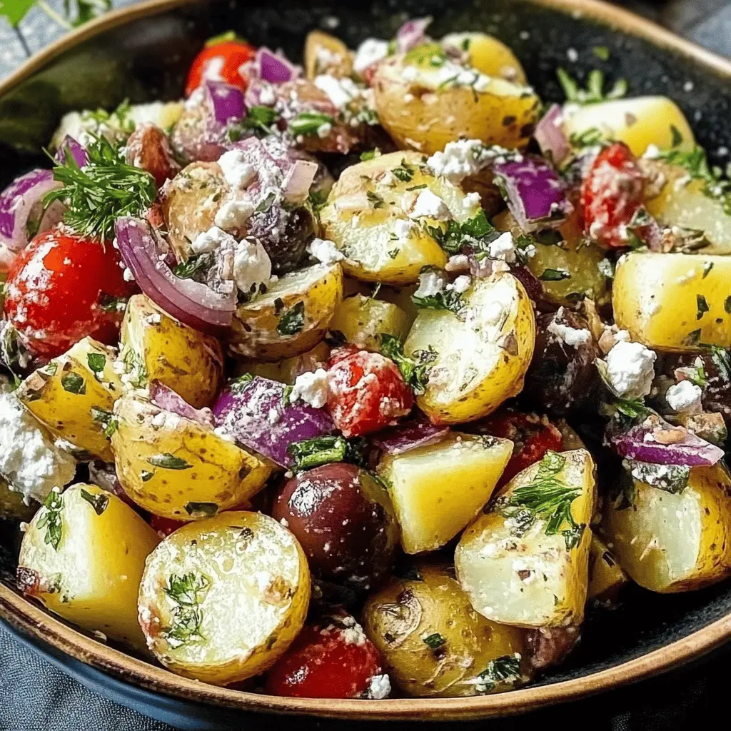 Easy 25-Minute Greek Potato Salad Recipe