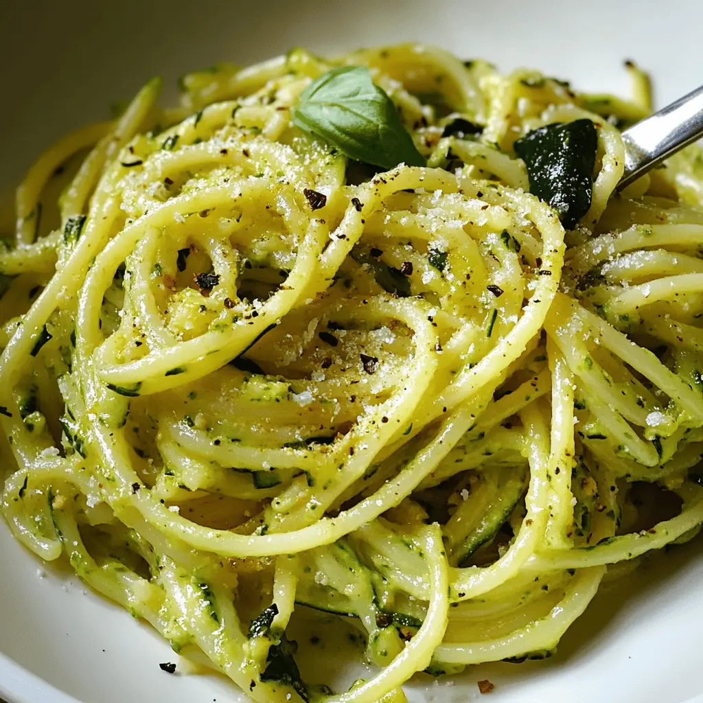 Easy Zucchini Butter Pasta Recipe