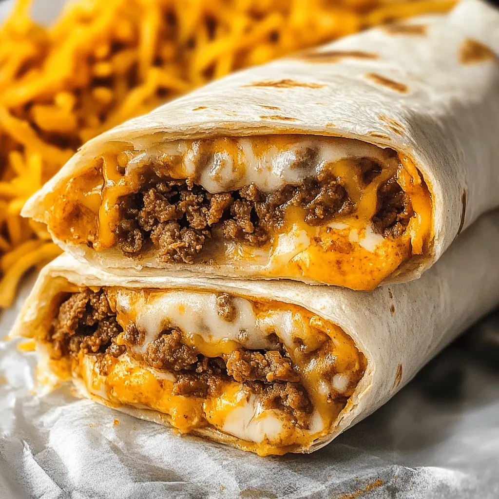 Easy Beefy Melt Burrito Recipe