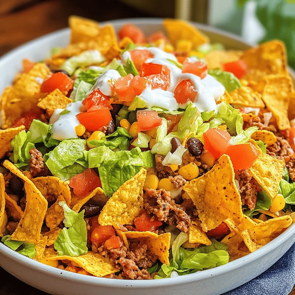 Easy Doritos Taco Salad Recipe
