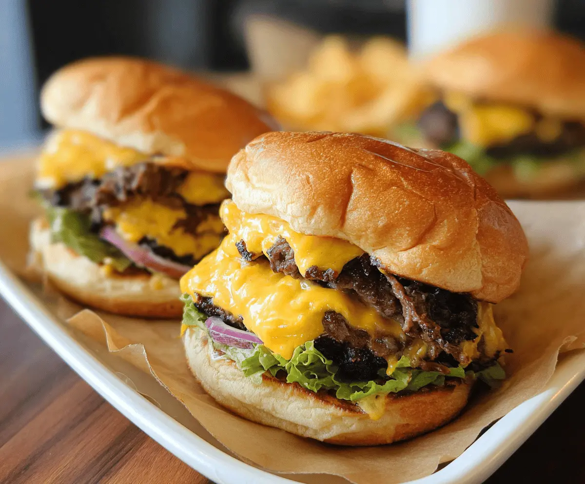 Easy Blackstone Smash Burgers Recipe