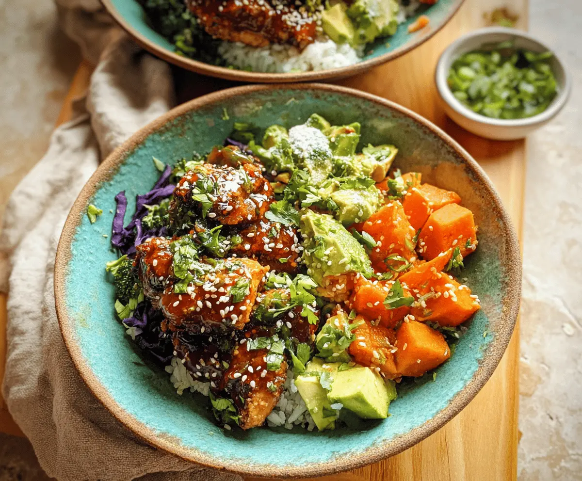 Easy Hot Honey Chicken Bowls Recipe