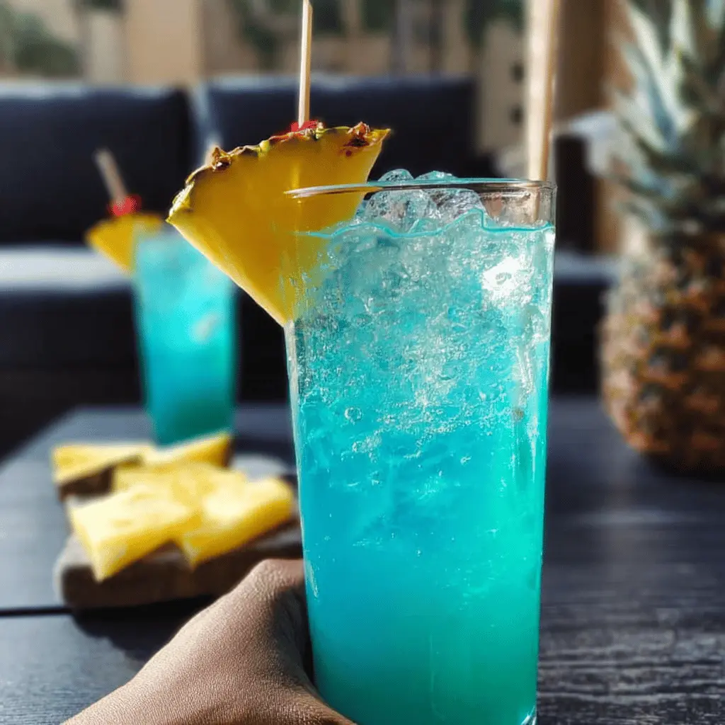 Easy Blue Hawaiian Mocktail Recipe