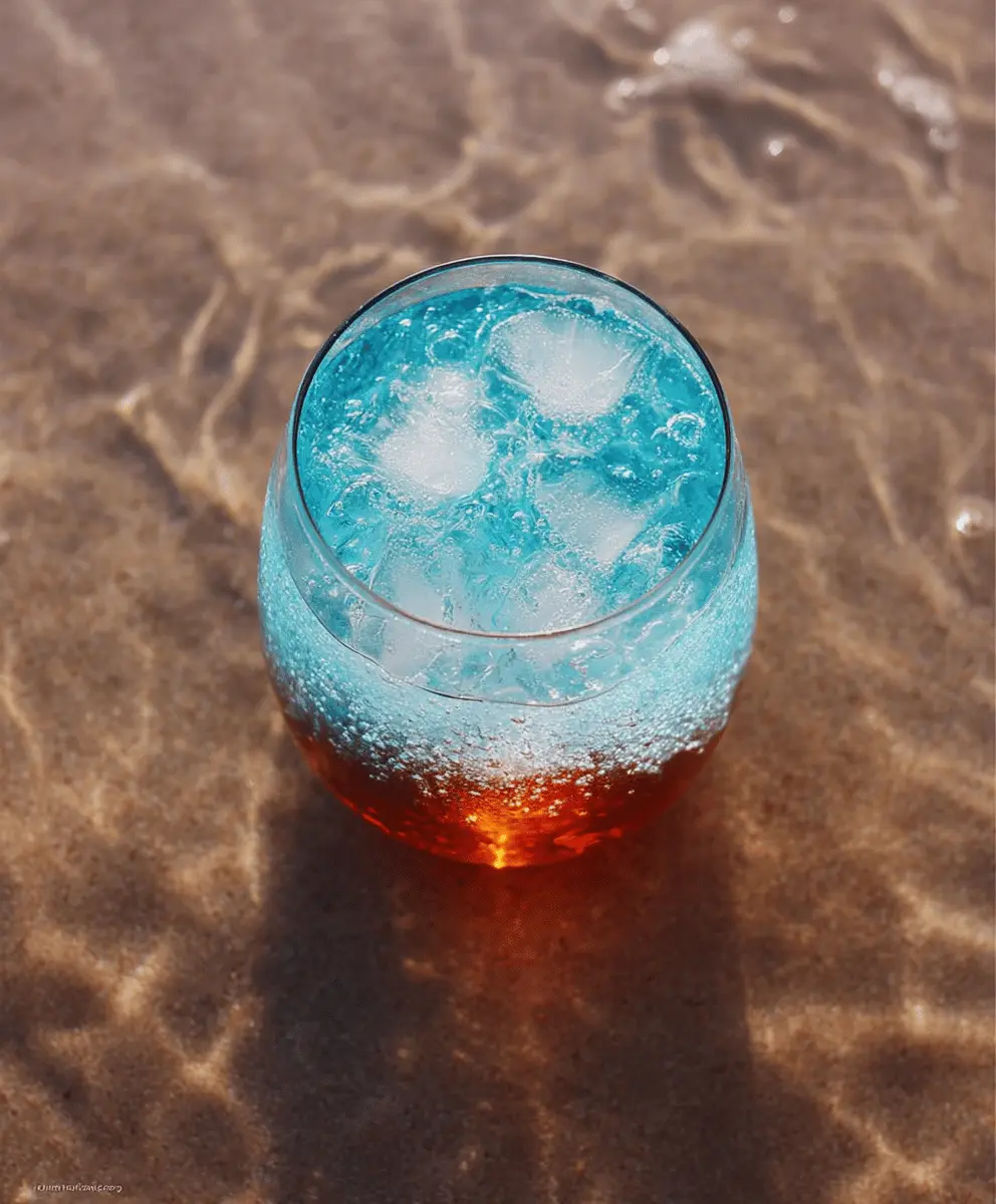 Easy Refreshing Beach Water Cocktail Recipe