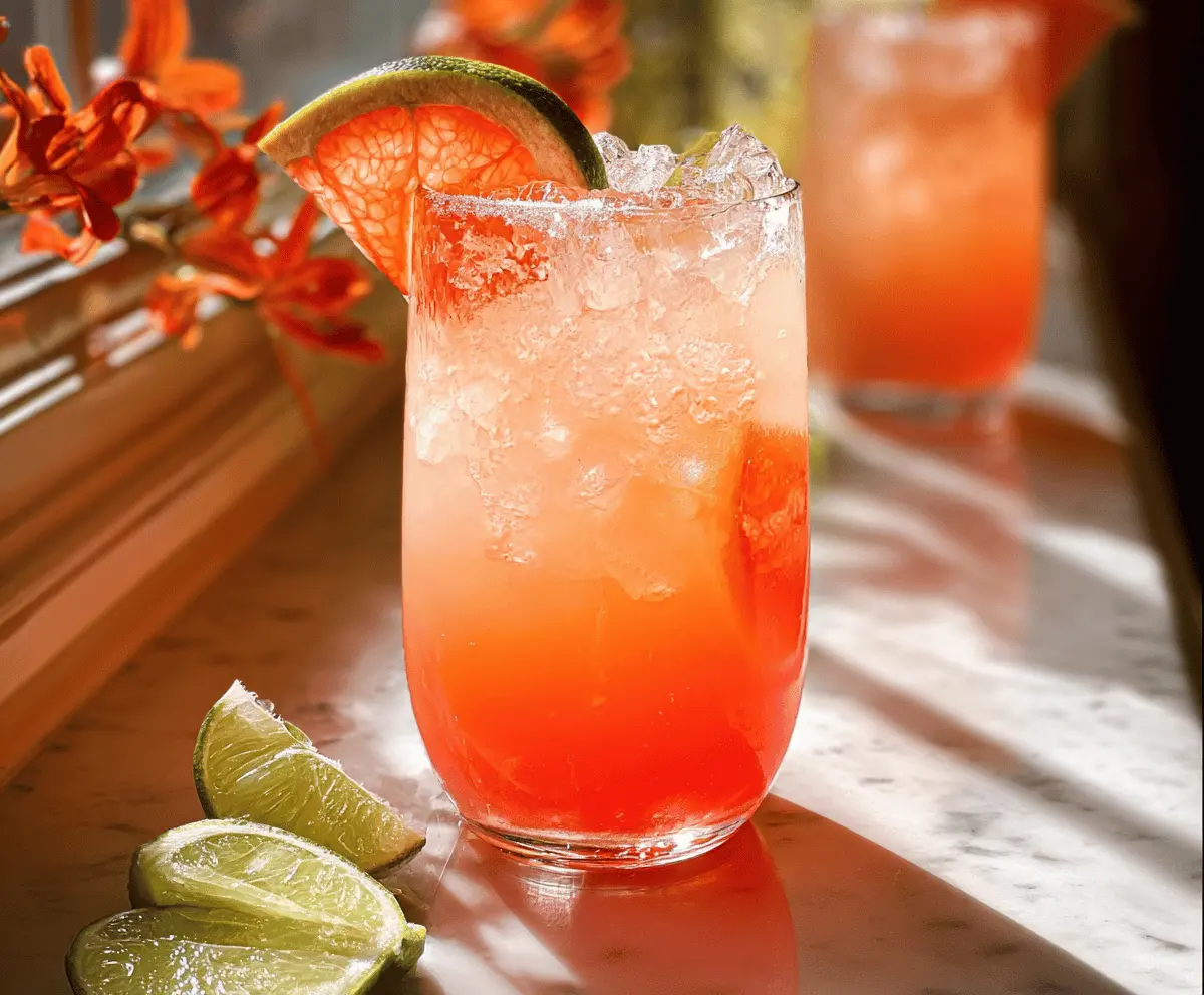 Easy Refreshing Paloma Cocktail Recipe