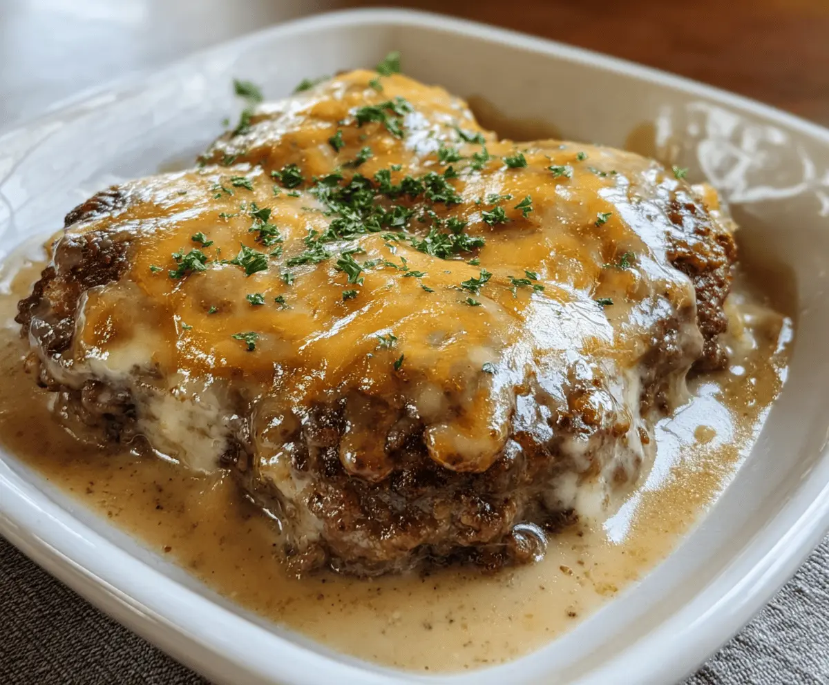 Easy Amish Hamburger Steak Bake Recipe
