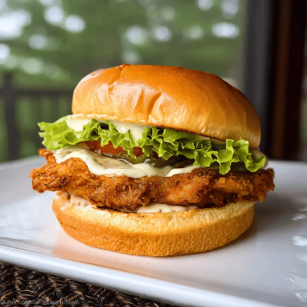 Easy Crispy Chicken Sandwich Recipe for Busy Nights