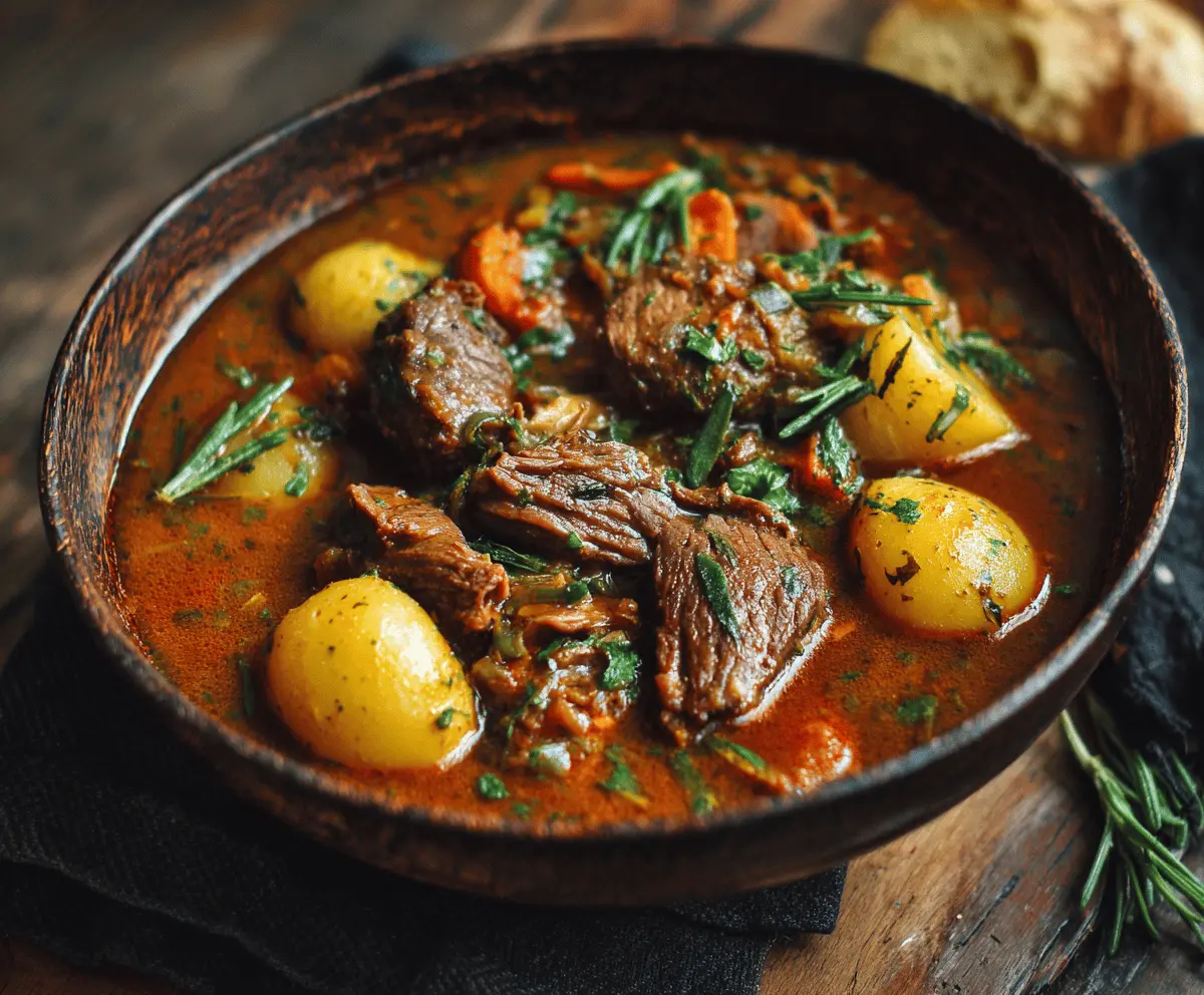 Beef and Vegetable Stew