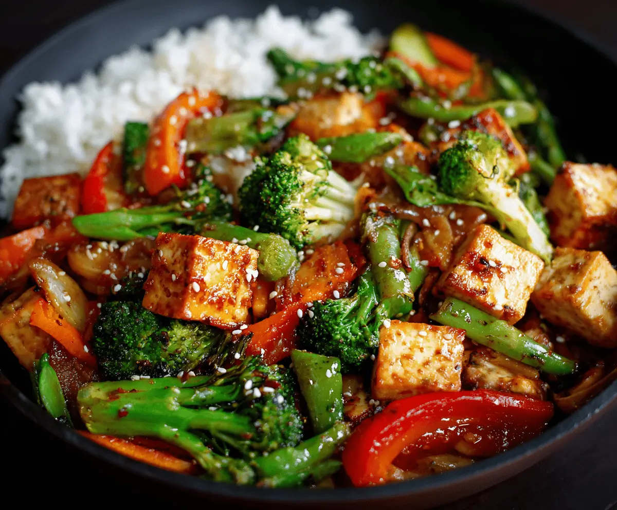 Vegan Stir-Fry with Tofu and Vegetables