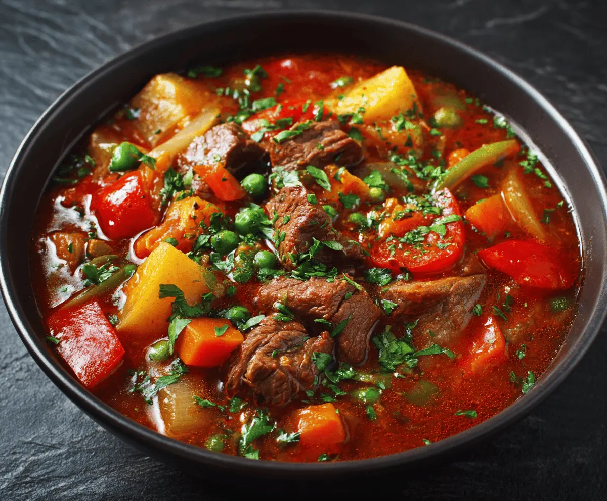 Beef and Vegetable Stew