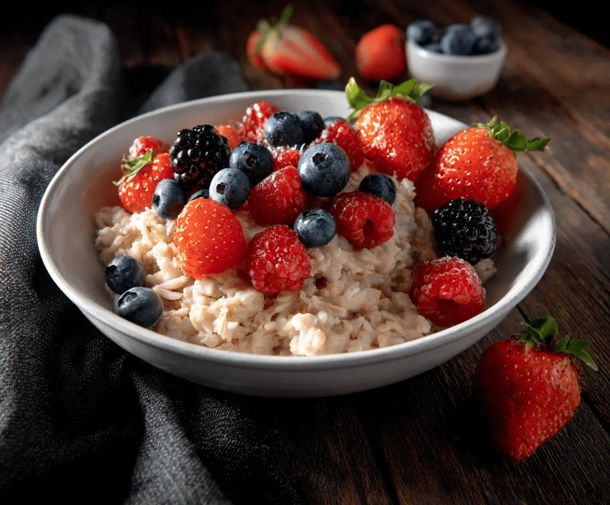 Oatmeal with Fresh Fruit