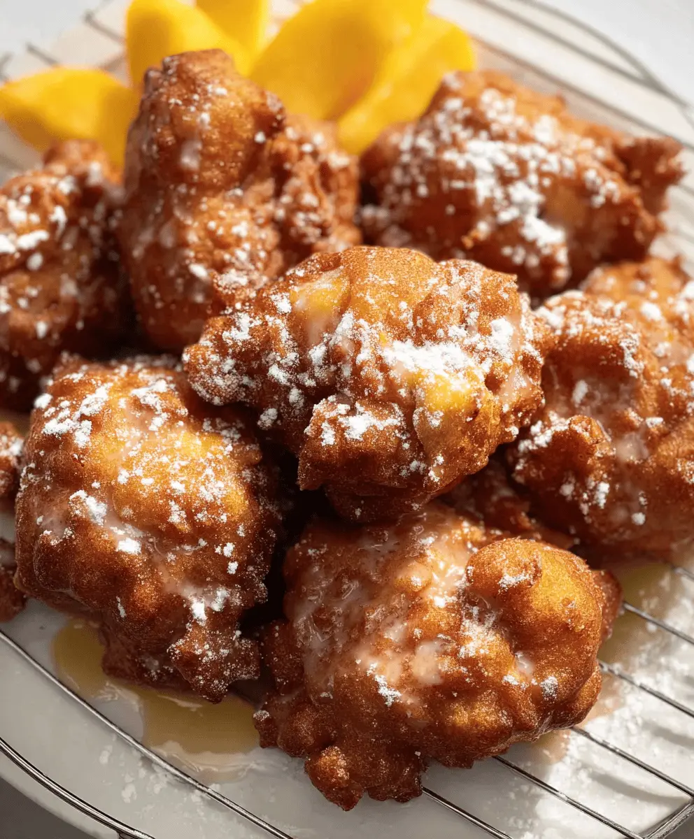 Easy Homemade Fresh Peach Fritters Recipe