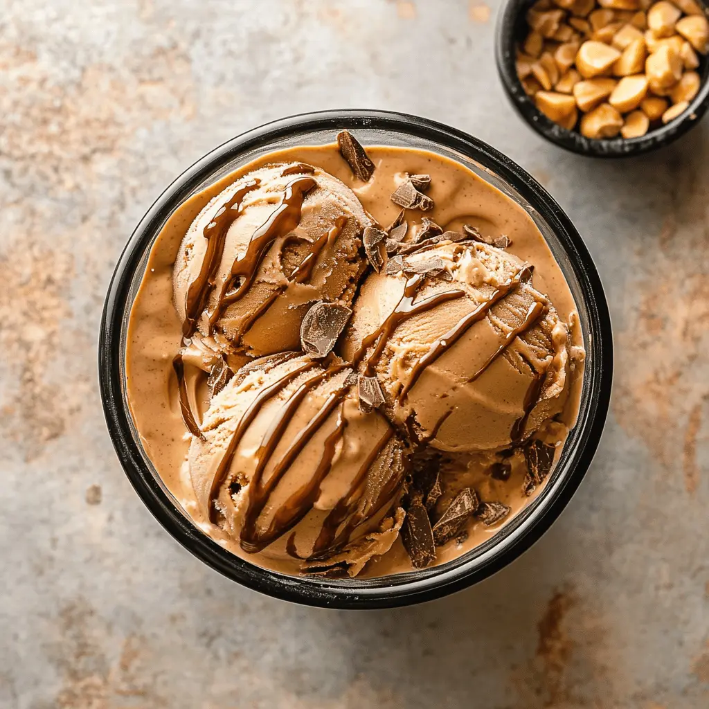 Easy Homemade Chocolate Peanut Butter Ice Cream in Ninja Creami