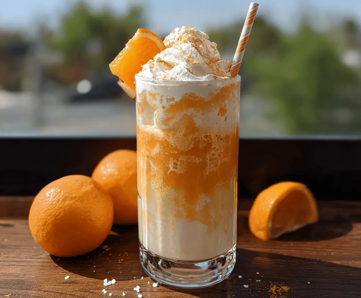 Creamsicle Float Recipe with a Fun Twist