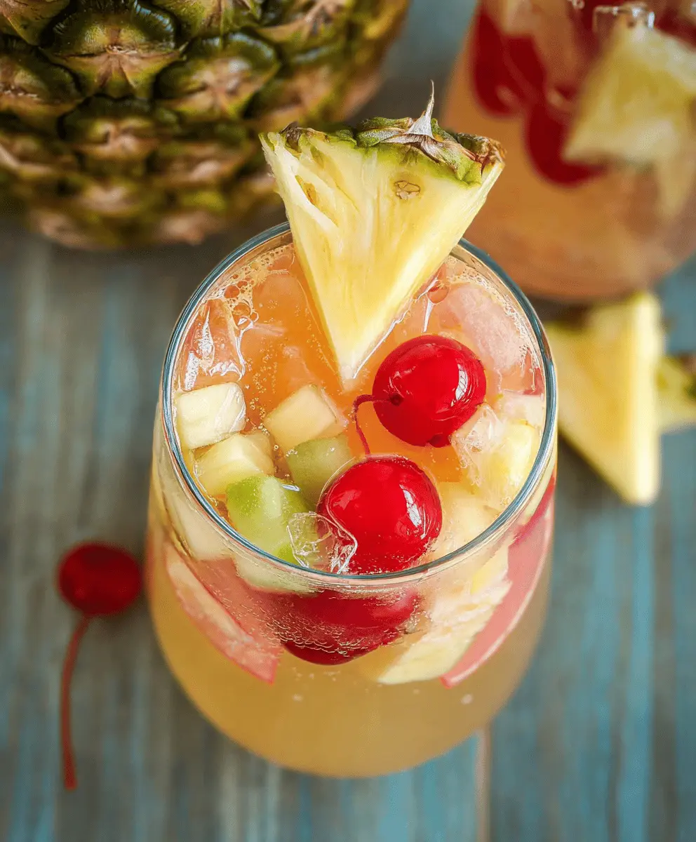 Refreshing Pina Colada Sangria Recipe