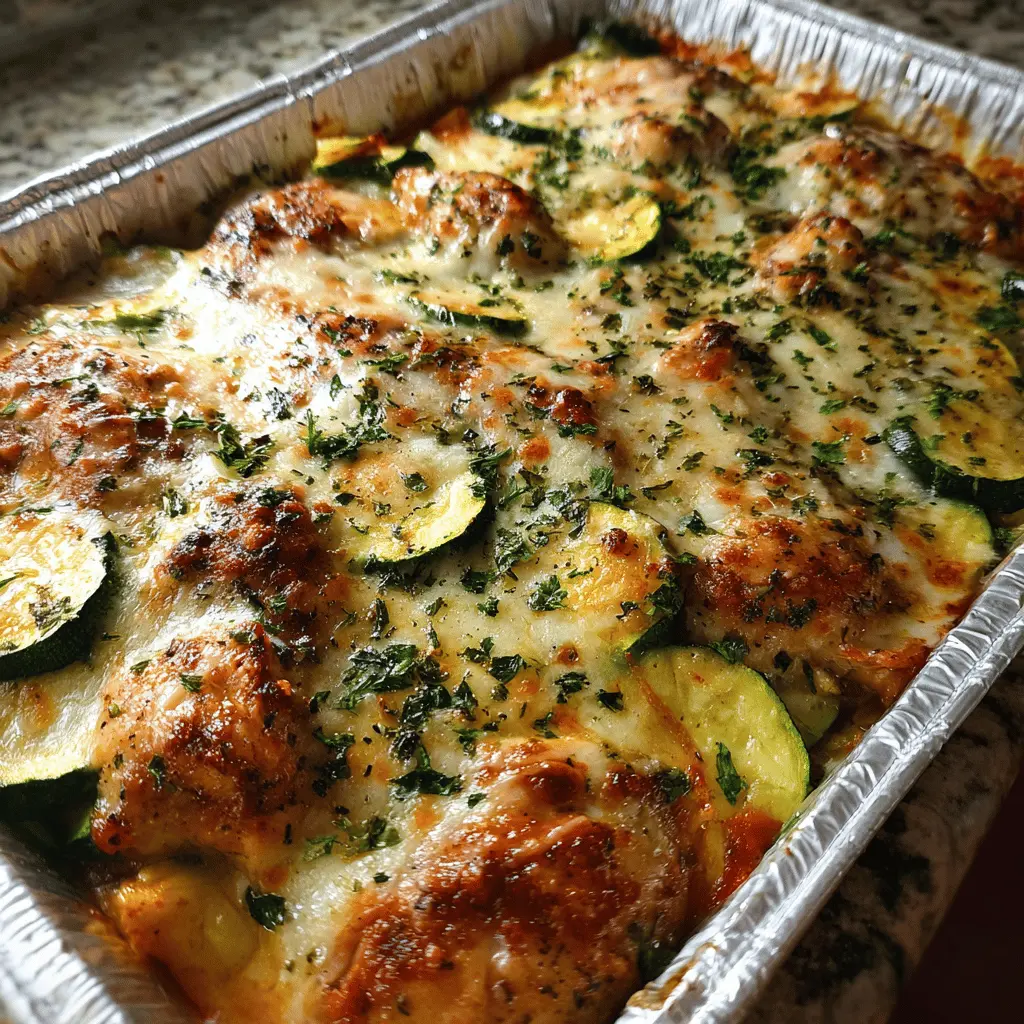 Easy Italian Chicken and Zucchini Bake Recipe