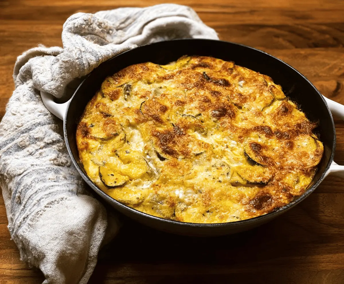 Easy Green Chile Yellow Squash Casserole Recipe