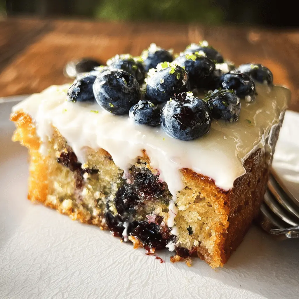 Moist Blueberry Zucchini Cake Recipe
