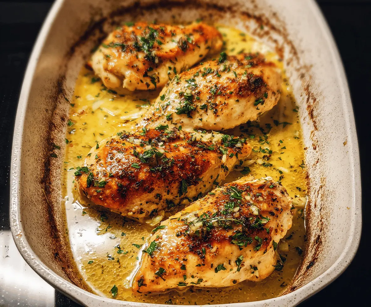 Easy Garlic Butter Baked Chicken Breast Recipe