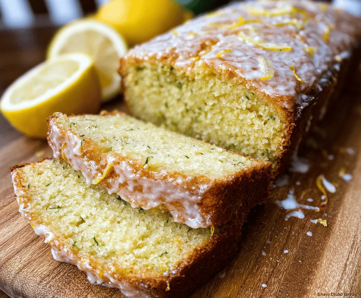 Moist Lemon Zucchini Bread Recipe