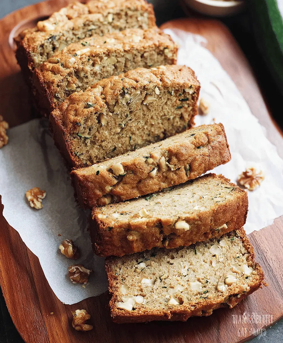 Moist Almond Flour Zucchini Bread Recipe