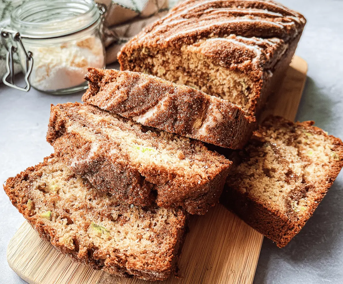 Easy Cinnamon Swirl Zucchini Bread Recipe