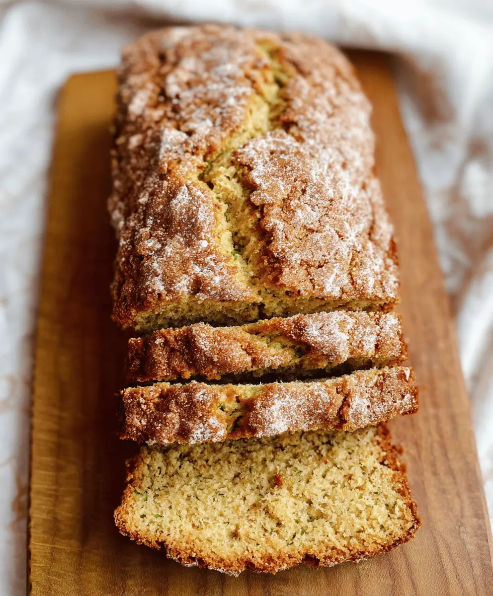 Soft Snickerdoodle Zucchini Bread Recipe